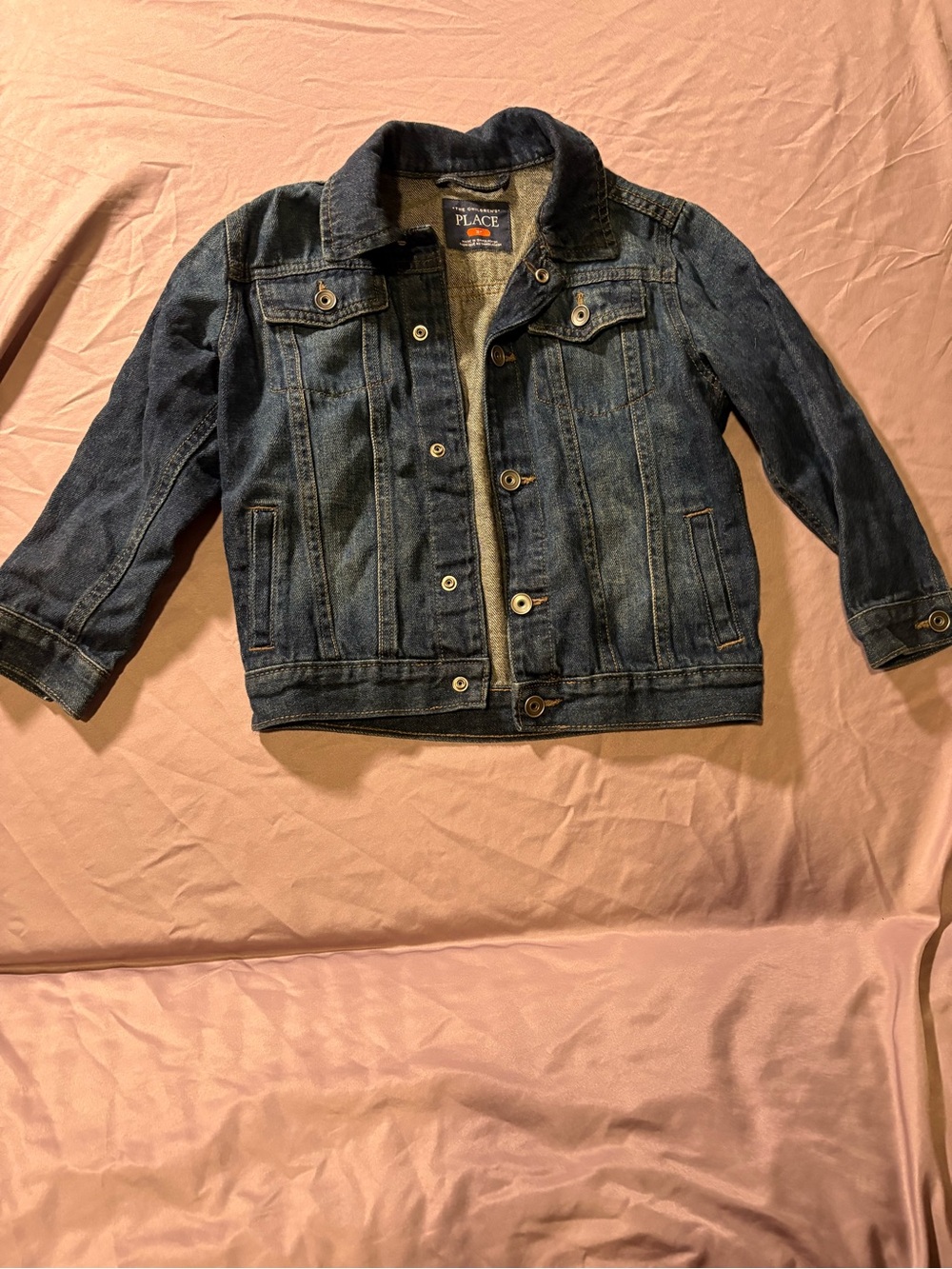 The Children's Place Dark Blue Denim Jean Jacket